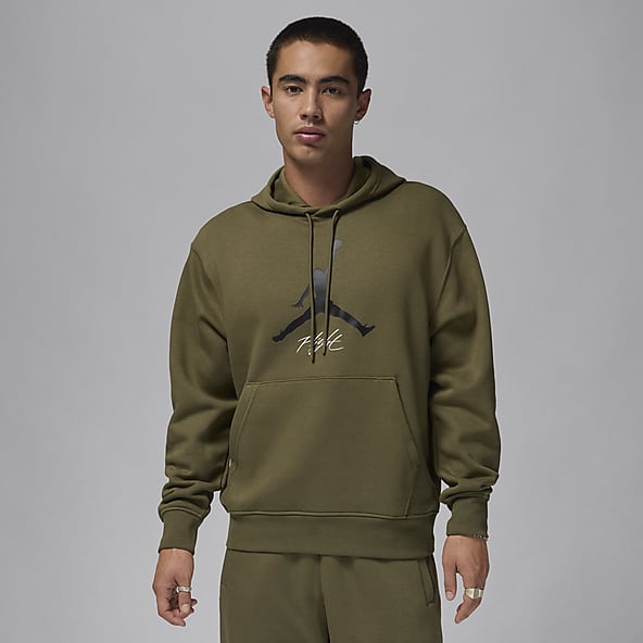 Air jordan green hoodie shop